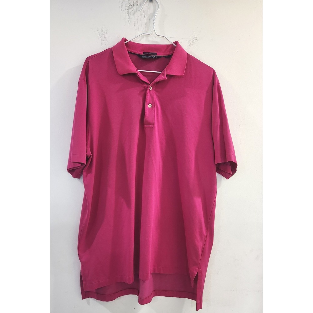 Polo Golf Ralph Lauren Performance Pima Cotton Polo Shirt Violet Red Mens L